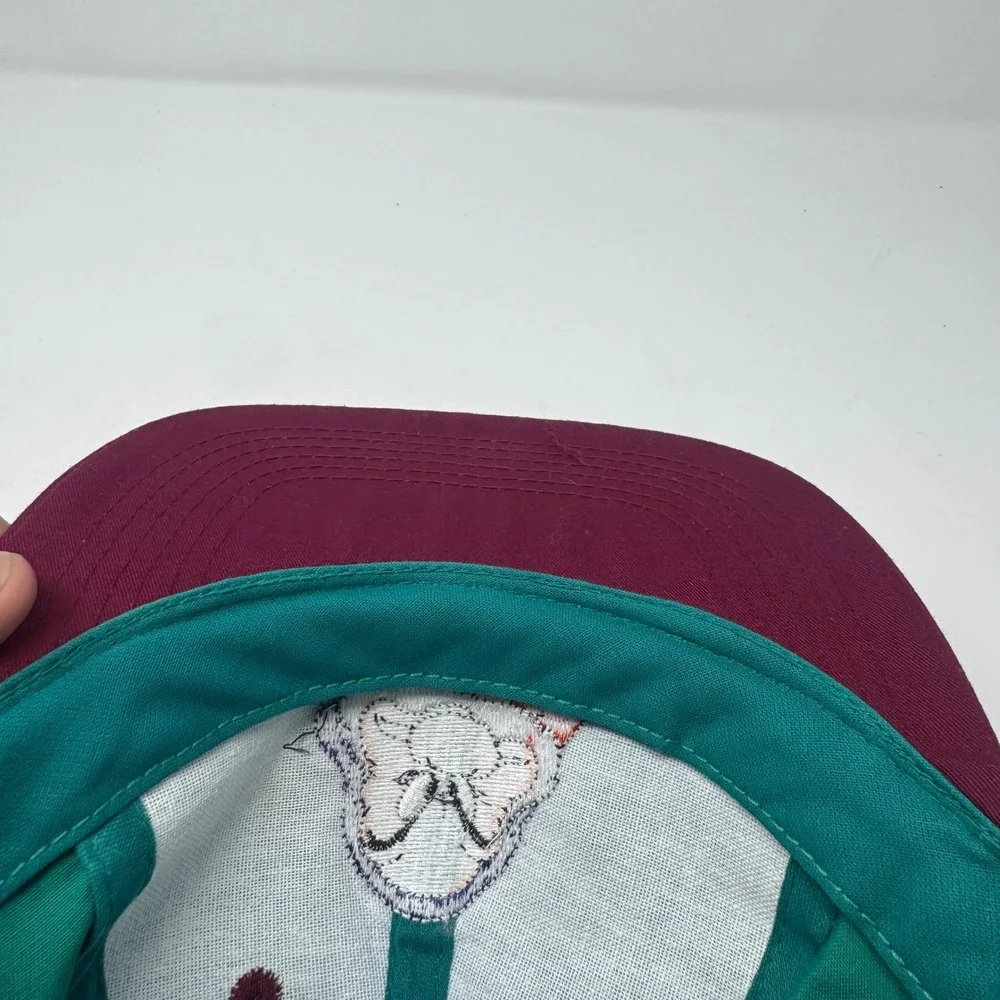 VTG Disney‎ Snow White and the Seven Dwarfs Grumpy Snapback Hat Youth OS Green